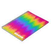 Rainbow Spiral Foto Notebook Notizblock (Linke Seite)