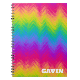 Rainbow Spiral Foto Notebook Notizblock