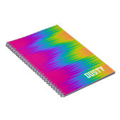 Rainbow Spiral Foto Notebook Notizblock (Rechte Seite)