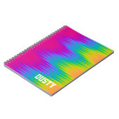 Rainbow Spiral Foto Notebook Notizblock (Linke Seite)