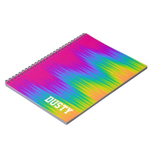 Rainbow Spiral Foto Notebook Notizblock (Linke Seite)
