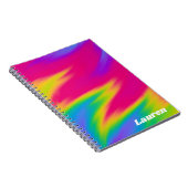 Rainbow Spiral Foto Notebook Notizblock (Rechte Seite)