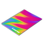 Rainbow Spiral Foto Notebook Notizblock (Linke Seite)