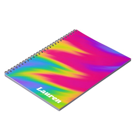 Rainbow Spiral Foto Notebook Notizblock (Linke Seite)
