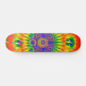 Rainbow Spiral / Fraktal Design: Benutzerdefiniert Skateboard (Horizontal)