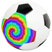 Rainbow Spiral Fußball (Dreiviertel)