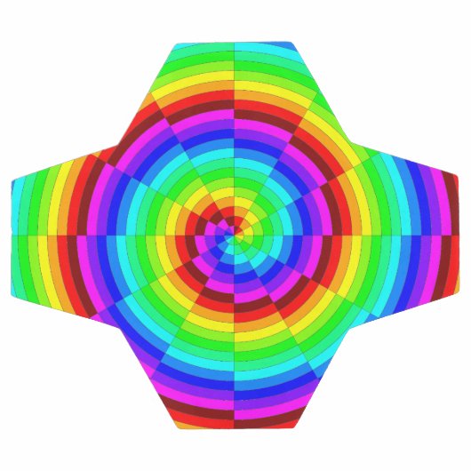 Rainbow Spiral Fußball (Flach)