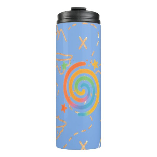 Rainbow Spiral Galaxy Thermosbecher (Vorderseite)