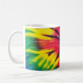 Rainbow Spiral Gefärbte Krawatte Foto Kaffeetasse (Links)