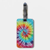 Rainbow Spiral Gepäckanhänger (Rückseite vertikal)
