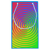 Rainbow Spiral Geschenktasche Kleine Geschenktüte (Rückseite)