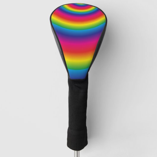 Rainbow Spiral Golf Headcover (Vorderseite)
