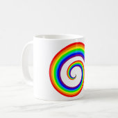 Rainbow Spiral Kaffeetasse (Vorderseite Links)