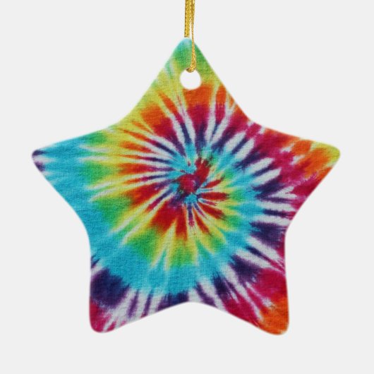 Rainbow Spiral Keramik Ornament (Hinten)