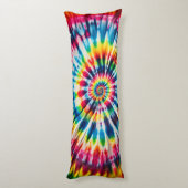 Rainbow Spiral - Klassische Krawatte-Farbgestaltun Seitenschläferkissen (Rückseite (Vertikal))