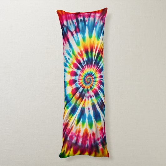 Rainbow Spiral - Klassische Krawatte-Farbgestaltun Seitenschläferkissen (Rückseite (Vertikal))