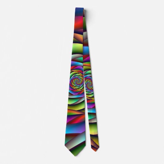 Rainbow Spiral Krawatte (Vorderseite)