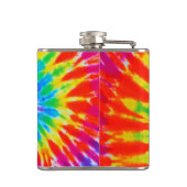 Rainbow Spiral-Krawatte-Dye-Flasche Flachmann (Rückseite)