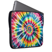 Rainbow Spiral Krawatte-Dye Laptopschutzhülle (Vorne Rechts)