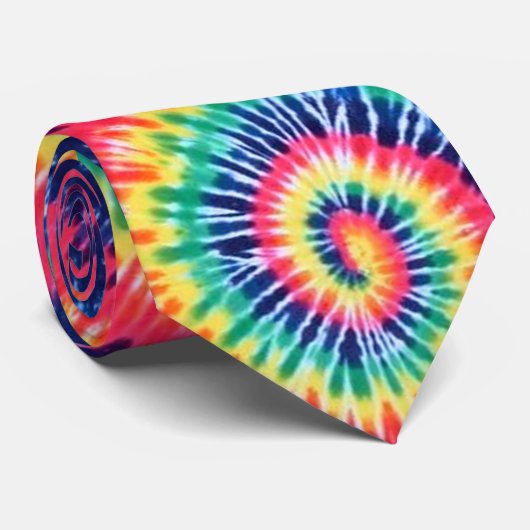 Rainbow Spiral - Krawatte - Krawatte (Gerollt)