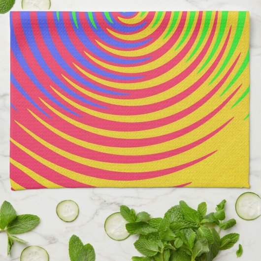 Rainbow Spiral Küchentücher (Gefaltet)