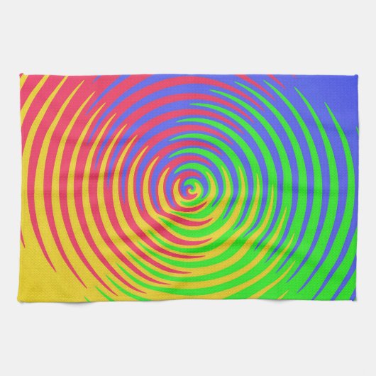 Rainbow Spiral Küchentücher (Horizontal)