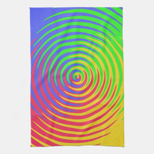 Rainbow Spiral Küchentücher (Vertikal)