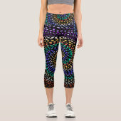 Rainbow Spiral Leggings for Women | Colorful Abstr (Vorderseite)