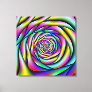 Rainbow Spiral Leinwanddruck