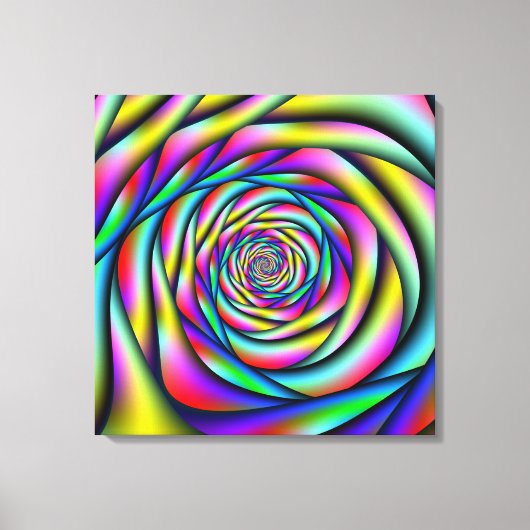 Rainbow Spiral Leinwanddruck (Vorderseite)