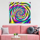 Rainbow Spiral Leinwanddruck (Insitu (Wohnzimmer))