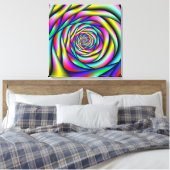 Rainbow Spiral Leinwanddruck (Insitu (Schlafzimmer))