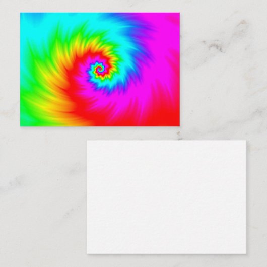 Rainbow Spiral - MIGHTY Visitenkarte (Vorne/Hinten)