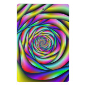 Rainbow Spiral Mini Klemmbrett (Rückseite)