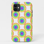 Rainbow Spiral Muster Case-Mate iPhone Hülle (Rückseite)