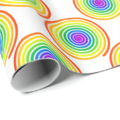 Rainbow Spiral Muster Geschenkpapier (Rolleneckpunkt)