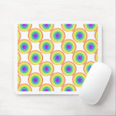 Rainbow Spiral Muster Mousepad (Mit Mouse)