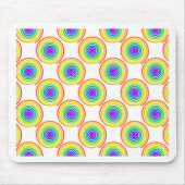 Rainbow Spiral Muster Mousepad (Vorne)