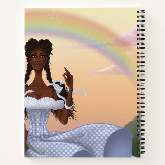 Rainbow Spiral Notebook Notizblock (Rückseite)