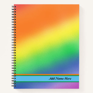 Rainbow Spiral Notebook Notizblock