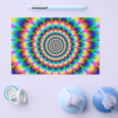 Rainbow Spiral Optical Illusion Flyer (Einzeln)