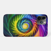 Rainbow Spiral Out Case-Mate iPhone Hülle (Rückseite (Horizontal))