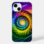 Rainbow Spiral Out Case-Mate iPhone Hülle (Rückseite)
