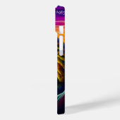 Rainbow Spiral Out Case-Mate iPhone Hülle (Rückseite / Links)