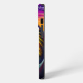 Rainbow Spiral Out iPhone Hülle (Linke Seite)