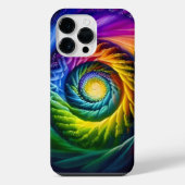 Rainbow Spiral Out iPhone Hülle (Rückseite)