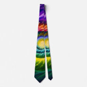 Rainbow Spiral Out Krawatte (Vorderseite)