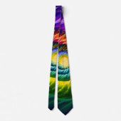 Rainbow Spiral Out Krawatte (Rückseite)