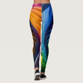Rainbow Spiral Out Leggings (Rückseite)