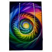Rainbow Spiral Out Mittlere Geschenktüte (Rückseite)